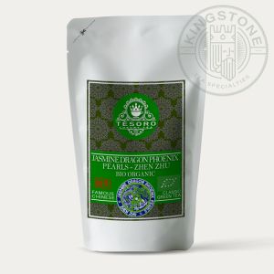 Jasmine Dragon Phoenix Pearls - Ceai Verde Rulat Manual cu Iasomie BIO ORGANIC