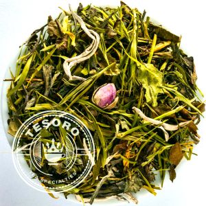  Pink Geisha - Superior, Ceai Alb si Verde cu Trandafir, Bambus și Spearmint