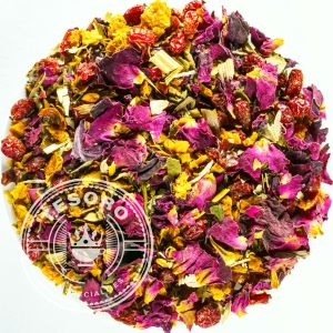 Tête-à-Tête Persian Nights – Nopti Persane - Ceai Herbal cu Goji, Trandafir și Cătină | Relaxare & Revigorare