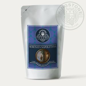 Serenata Napoletana – Ceai Herbal Fructat cu Măr Copt, Papaya și Trandafir Persan | Fără Teină, Ideal pentru Relaxare