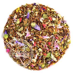Secret Garden / Valsul Rozelor - Ceai Rooibos Verde cu Flori și Zmeură, fără teină