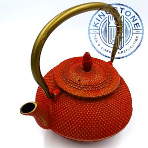 Ceainic Fontă Japonez Tetsu Kyusu Arare Red-Gold 0.9L