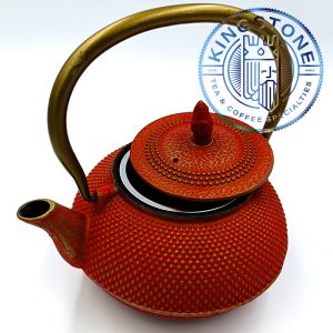 Ceainic Fontă Japonez Tetsu Kyusu Arare Red-Gold 0.9L