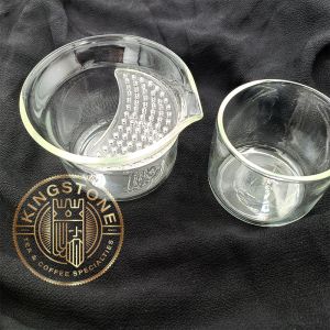 GAYO Tea Set – Set sticlă termorezistentă Gong Fu Cha Modern, 150 ml, 2 piese