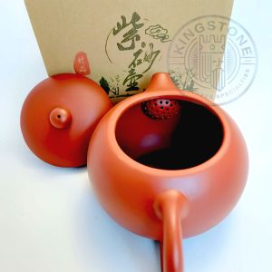 Dehua Yixing – Ceainic din argilă cu sită 180 ml, pentru Gong Fu Cha