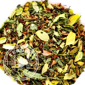 Sleep Well - Somn usor  – Ceai Relaxant pentru Somn Odihnitor cu Rooibos, Tulsi și Plante Calmante