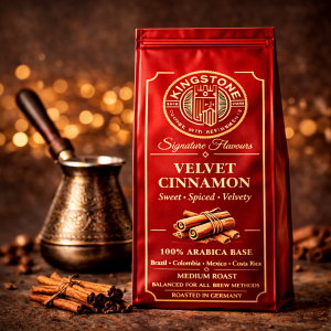 Velvet Cinnamon – Cafea 100% Arabica cu aromă de scorțișoară