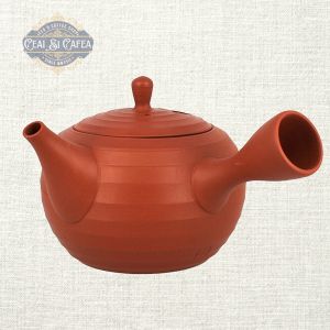 Tokoname Maru Sasame Kyusu Ceainic Japonez din Ceramică, 380 m