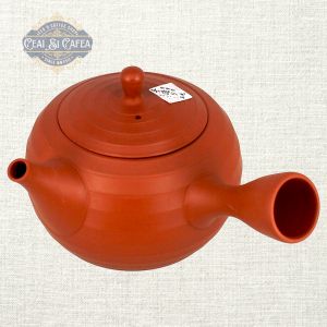 Tokoname Maru Sasame Kyusu Ceainic Japonez din Ceramică, 380 m