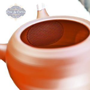 Tokoname Maru Sasame Kyusu Ceainic Japonez din Ceramică, 380 m