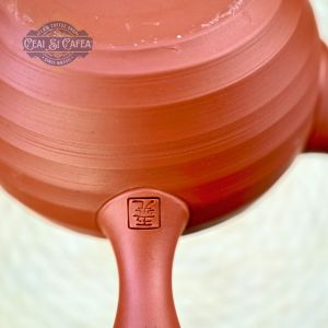 Tokoname Maru Sasame Kyusu Ceainic Japonez din Ceramică, 380 m