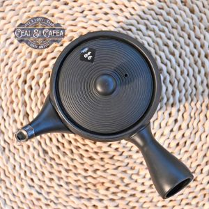 TOKONAME KURO SENRIN KYUSU – Ceainic Japonez 500 ml, cu sita Sasame