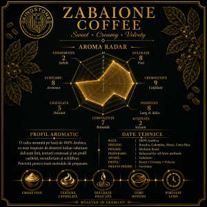 Grafic aroma radar Zabaione Coffee