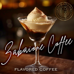 Affogato preparat cu Zabaione Coffee și înghețată de vanilie