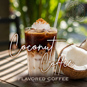 Iced latte preparat cu Coconut Coffee