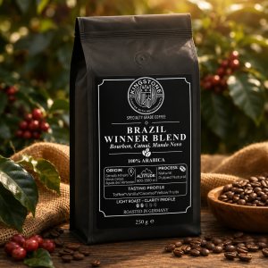 Brazilia Winner Blend Coffee – Cafea de specialitate, echilibrată, cremoasă, cu note dulci și fructate