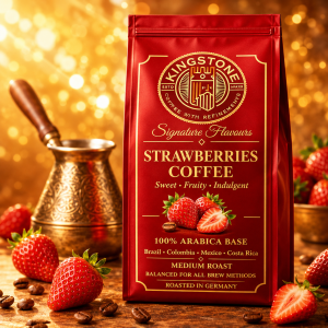 Strawberries Coffee – Cafea 100% Arabica cu aromă de căpșuni