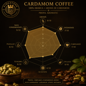grafic aroma cardamom coffee cafea cu cardamom
