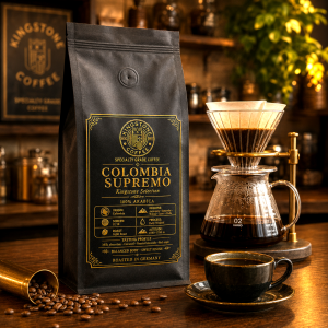 Colombia Supremo Kingstone Selection – Cafea 100% Arabica, Screen 17/18
