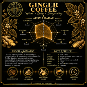 grafic aroma ginger coffee