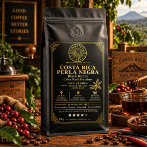 Costa Rica Perla Negra – Black Honey, Cafea Rară Premium